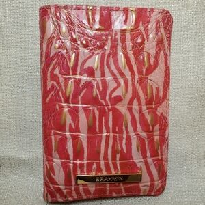 NWT Brahmin Beloved Pink Coral Passport Wallet and Credit Card Holder